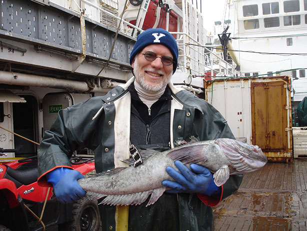 Jon holding toothfish